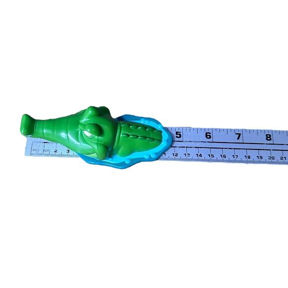 Disney Peter Pan Tick-Tock Croc Crocodile Topper Figure 5" Green Collectible PVC - Picture 7 of 7